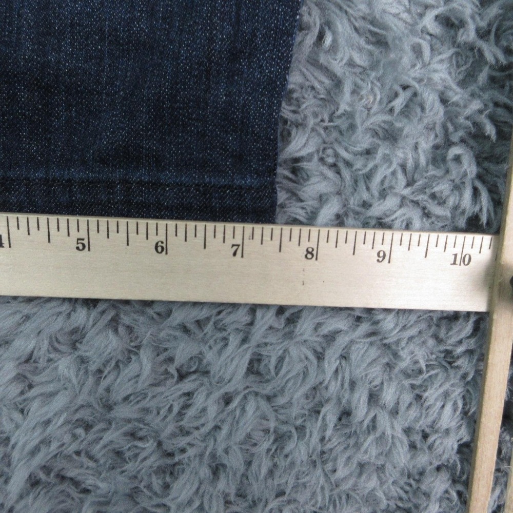 Levi's Jeans Womens 10 Blue 545 Capri Relaxed Stretch Cuffed Mid Rise 32x19.5* - Picture 10 of 16